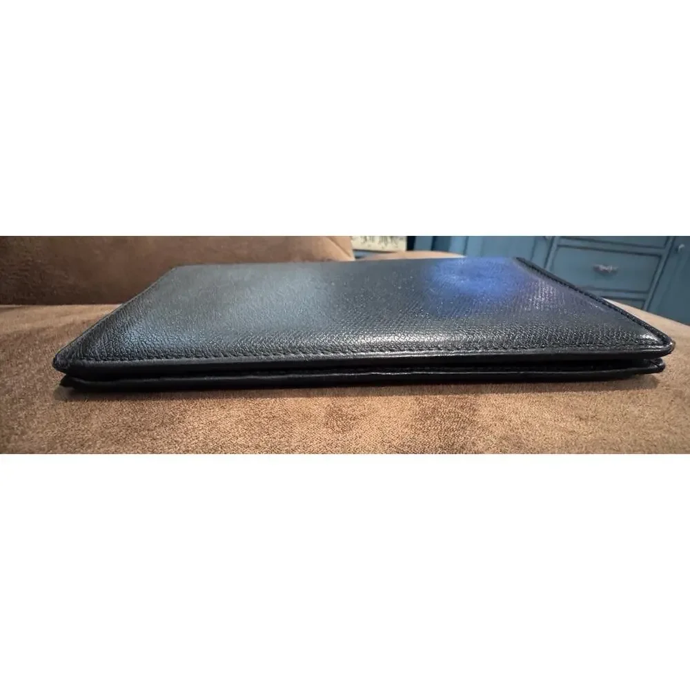 Vintage Chanel Bifold Long Wallet W COA Missing Zipper pull